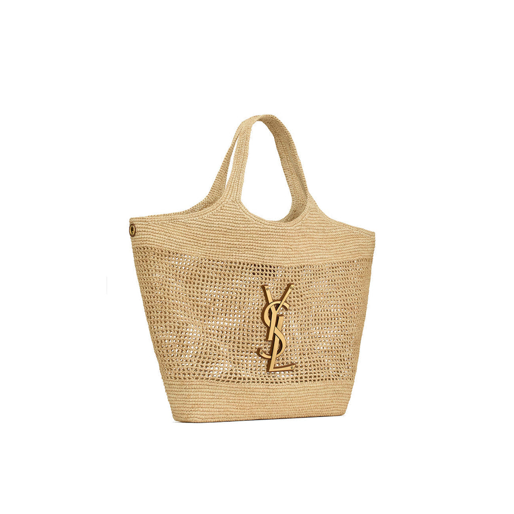YSL ICARE in raffia